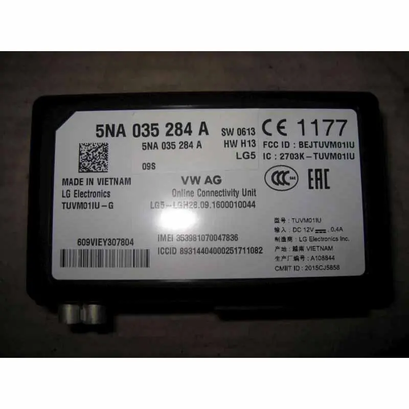 řídící jednotka služeb online ŠKODA Octavia III lift 5E05NA035284A Nejlepší Cena