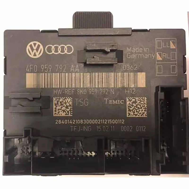 Výprodej řídící jednotka dveří přední pravá AUDI Q7 4L04F0959792AA