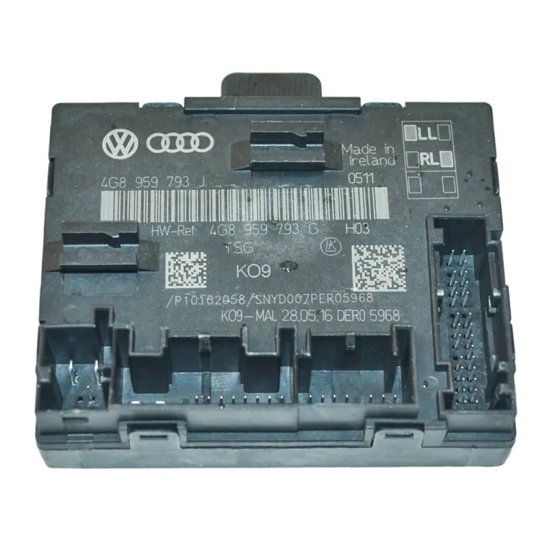 Sezónní Sleva řídící jednotka dveří přední levá AUDI A6 4G0 lift4G8959793J - poškozený držák